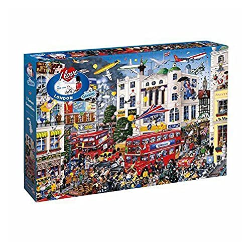 Gibsons „I Love London“ Puzzle, 1000 Teile. von Gibsons