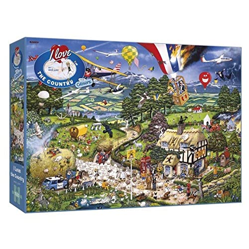 „I Love The Country“-Puzzle von Gibson mit 1000 Teilen. von Gibsons