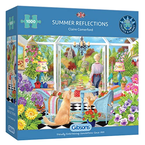 Puzzle von Gibsons - Puzzle: 1000 Sommerreflektionen - 1000 Teile Puzzles für Kinder und Erwachsene - ab 12 Jahren von Gibsons