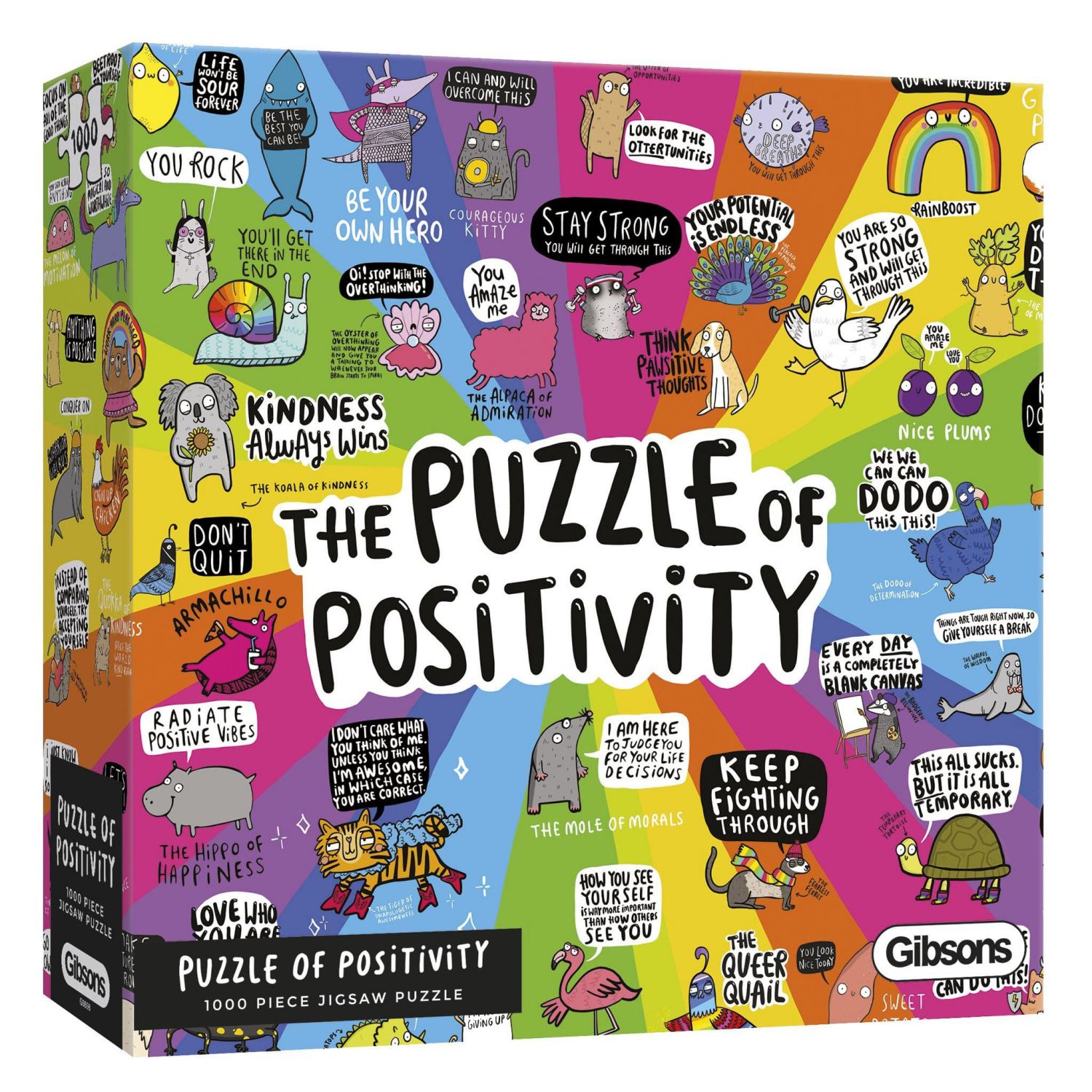 Gibsons Puzzle 1000 Teile – Puzzle of Positivity - Gibsons Puzzle 1000 Teile – Puzzle of Positivity - von Gibsons Puzzle