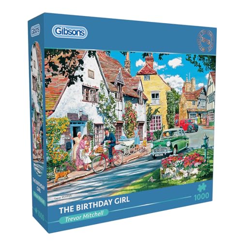 Das Geburtstagskind 1000 Teile Puzzle | Nostalgisches Puzzle | Nachhaltiges Puzzle für Erwachsene | 100% recyceltes Premium-Karton | Tolles Geschenk für Erwachsene | Gibsons Games G6393 von Gibsons