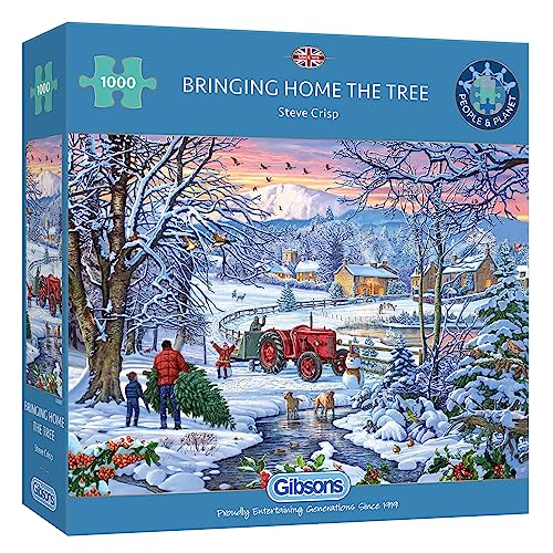 GIBOSNS GAMES G6352 Weihnachten Puzzle von Gibsons