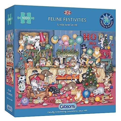 GIBOSNS GAMES G6371 Weihnachten Puzzle von Gibsons