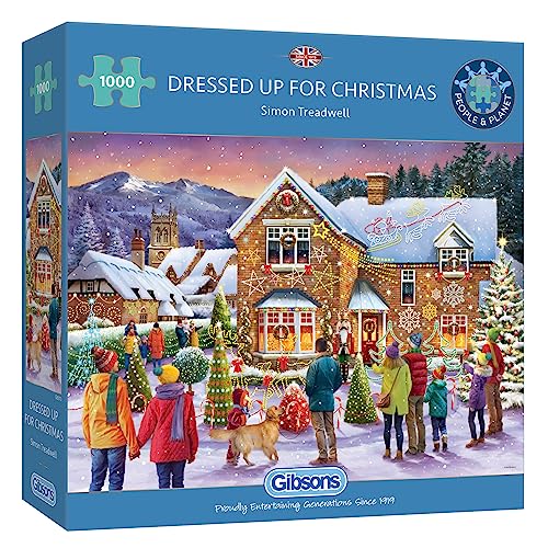 GIBOSNS GAMES G6373 Weihnachten Puzzle von Gibsons