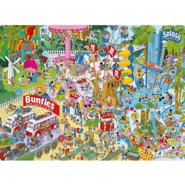 Gibsons Ärger im Paradies 1000 Teile Puzzle Gibsons-G7143 von Gibsons