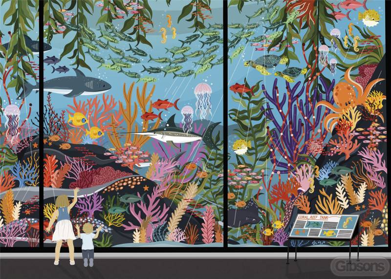 Gibsons Aquarium 1000 Teile Puzzle Gibsons-G6612 von Gibsons