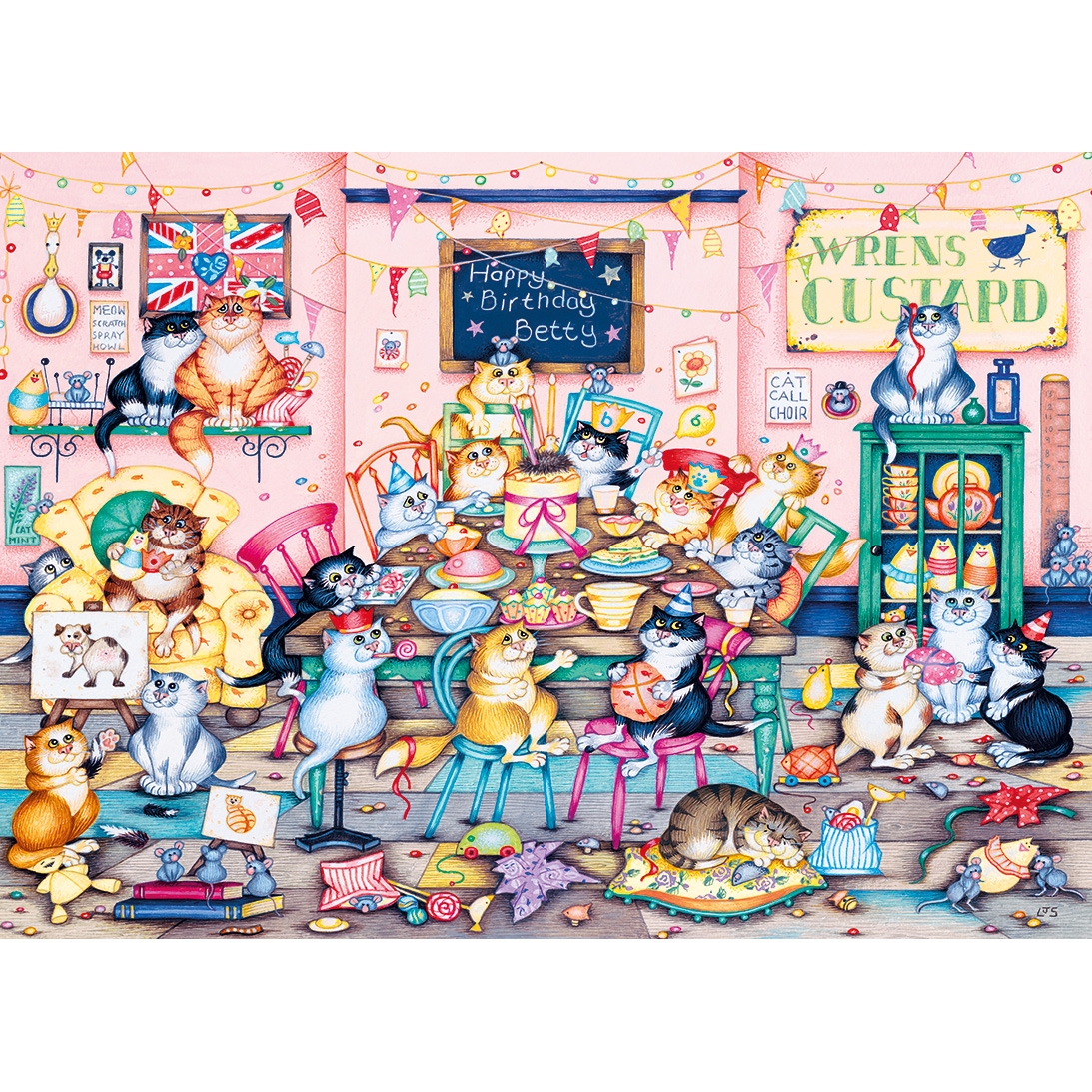 Gibsons Betty's Geburtstag 1000 Teile Puzzle Gibsons-G6403 von Gibsons