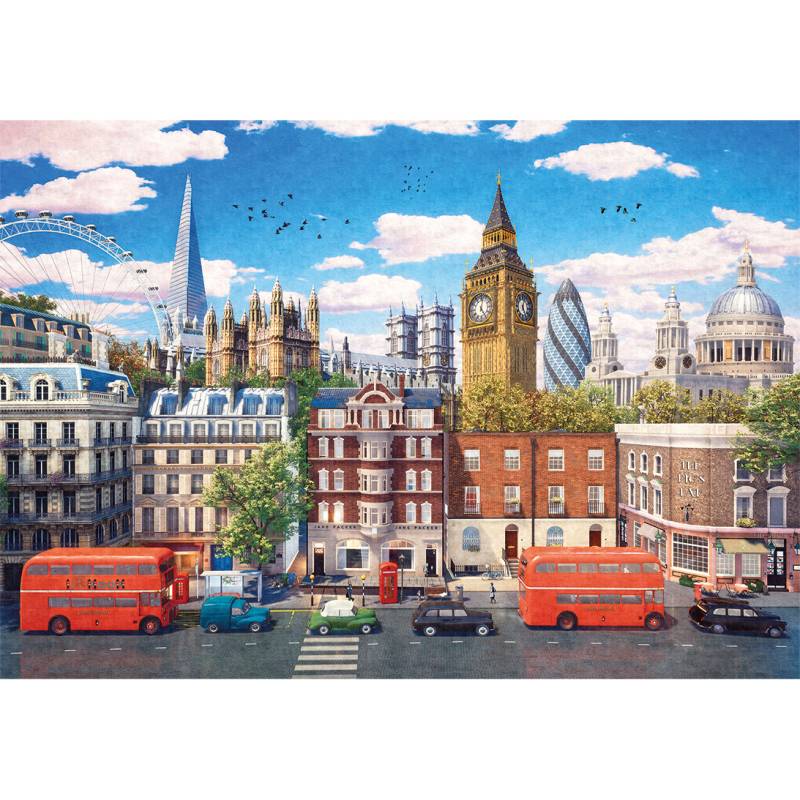 Gibsons Die Straßen von London 500 Teile Puzzle Gibsons-G3153 von Gibsons