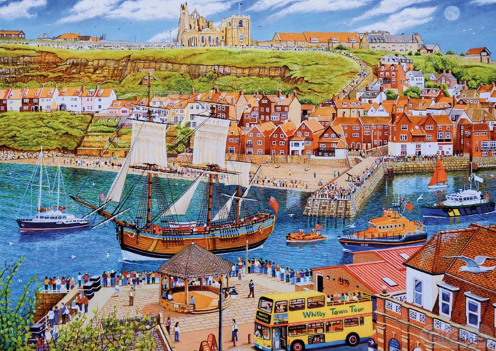 Gibsons Endeavour Whitby 500 Teile Puzzle Gibsons-G3436 von Gibsons
