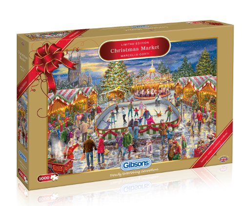 Gibsons G2014 - Corti: Weihnachtsmarkt (Christmas Limited Edition) - Puzzle 1000 Teile von Gibsons