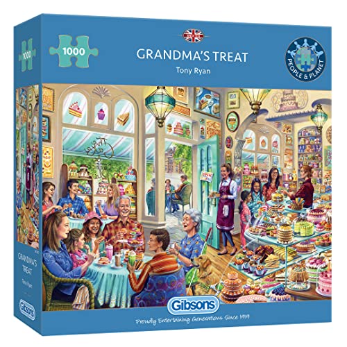 Gibsons Grandma's Treat 1000 Teile Puzzle für Erwachsene | Hergestellt in den USA | B Corp von Gibsons