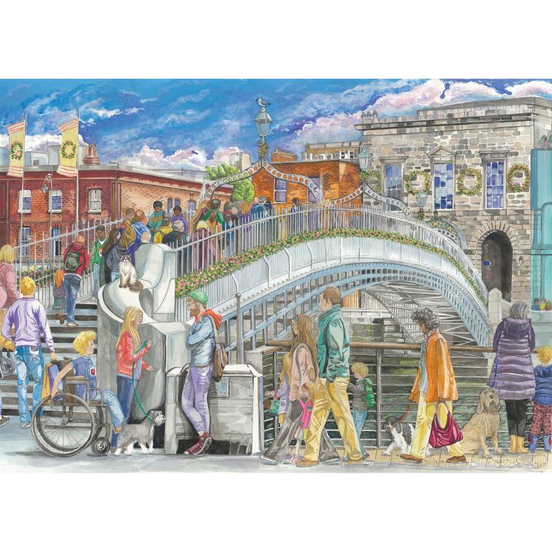 Gibsons Ha'penny Bridge 1000 Teile Puzzle Gibsons-G6350 von Gibsons