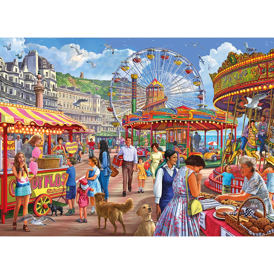 Gibsons Hastings-Promenade 1000 Teile Puzzle Gibsons-G6380 Gibsons Hastings-Promenade 1000 Teile Puzzle Gibsons-G6380 von Gibsons