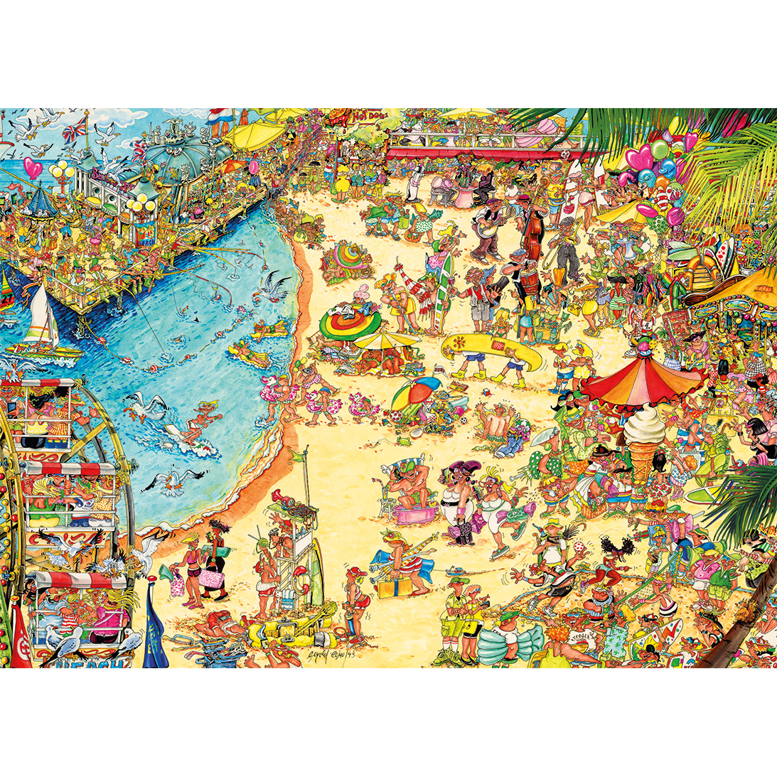 Gibsons Jokesaws: Seaside Shenanigans 1000 Teile Puzzle Gibsons-G7144 von Gibsons