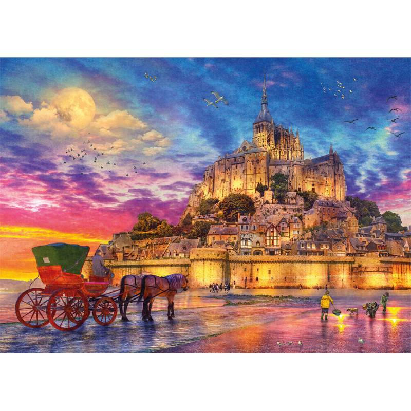 Gibsons Mont Saint-Michel 1000 Teile Puzzle Gibsons-G6408 von Gibsons