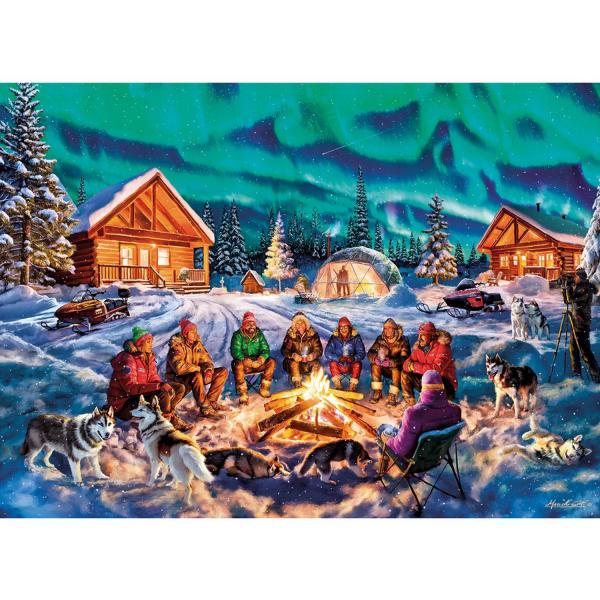 Gibsons Nacht der Nordlichter 1000 Teile Puzzle Gibsons-G6407 von Gibsons