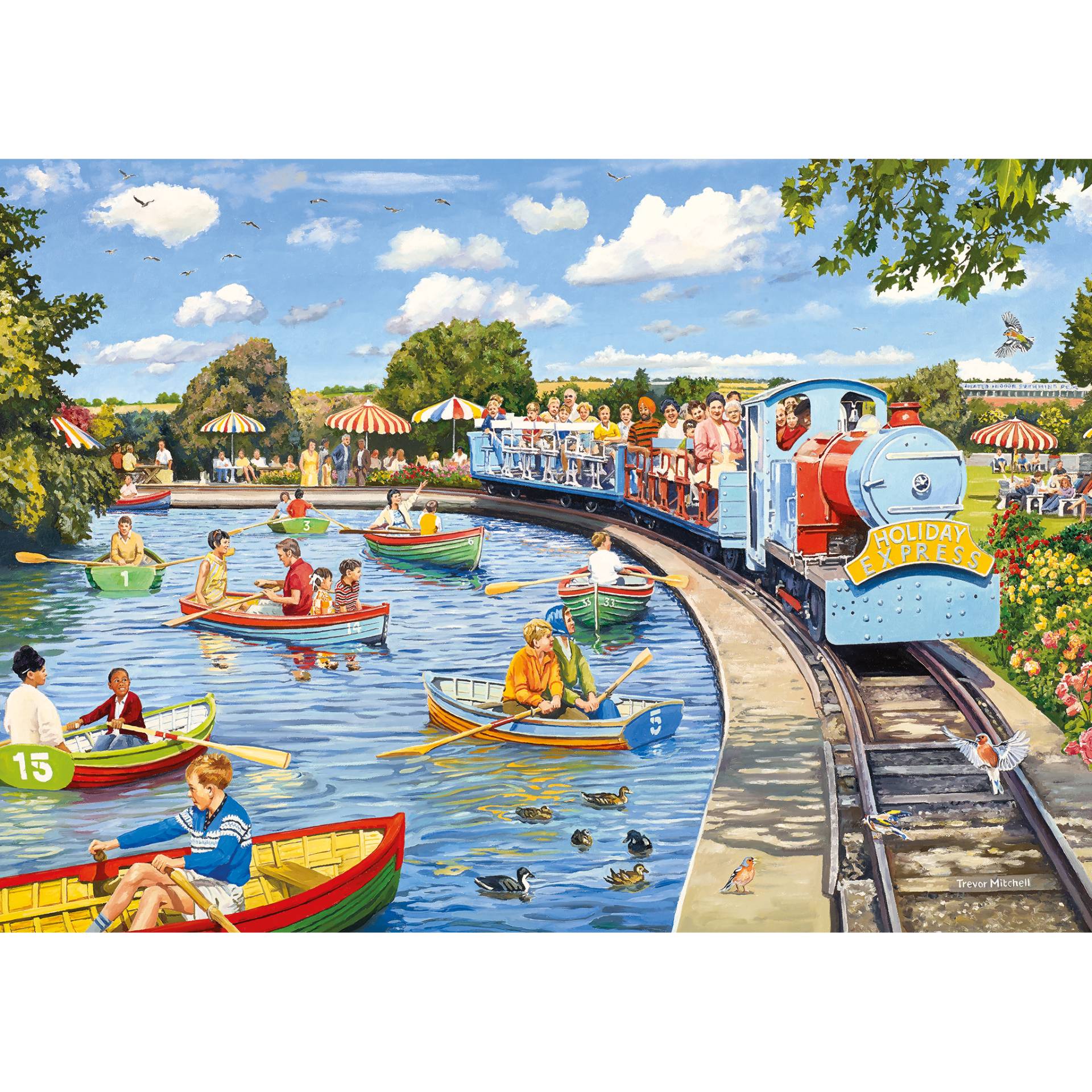 Gibsons The Boating Lake 1000 Teile Puzzle Gibsons-G6361 von Gibsons