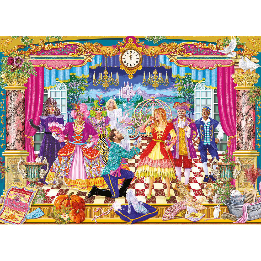 Gibsons The Glass Slipper 1000 Teile Puzzle Gibsons-G6445 Gibsons The Glass Slipper 1000 Teile Puzzle Gibsons-G6445 von Gibsons