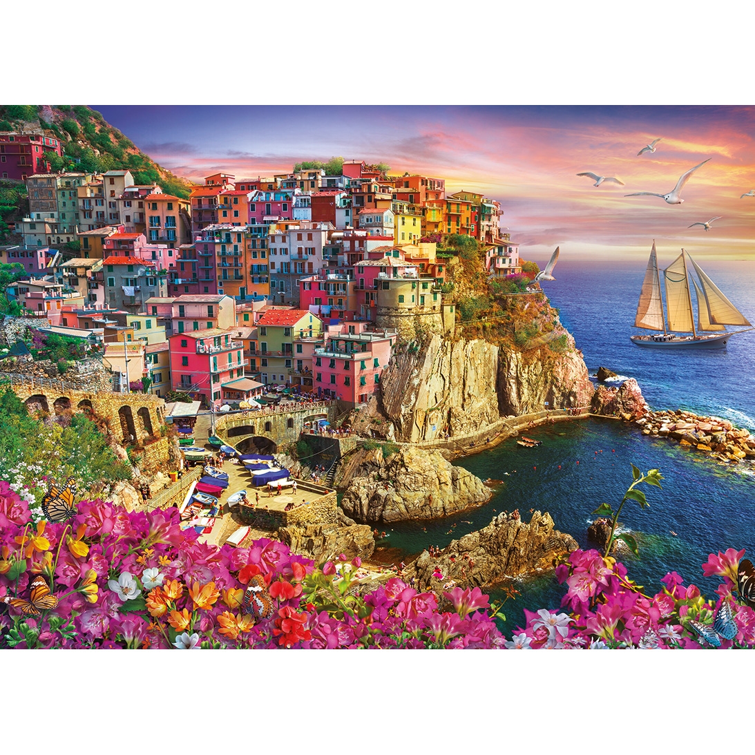 Gibsons Träume von Cinque Terre 1000 Teile Puzzle Gibsons-G6383 von Gibsons