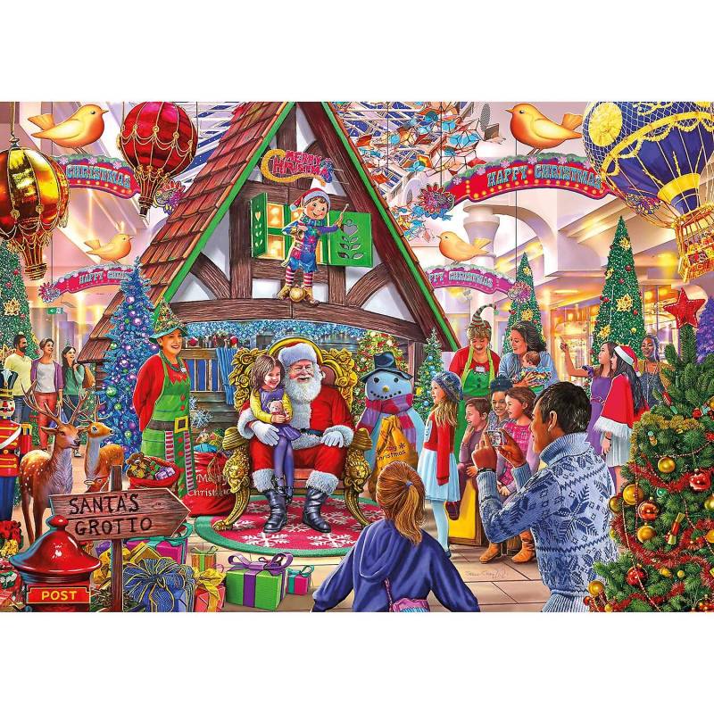 Gibsons Visit Santa 1000 Teile Puzzle Gibsons-G6346 von Gibsons