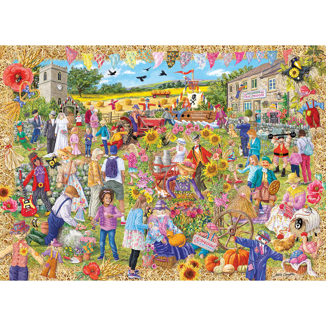 Gibsons Vogelscheuchen-Festival 1000 Teile Puzzle Gibsons-G6422 von Gibsons