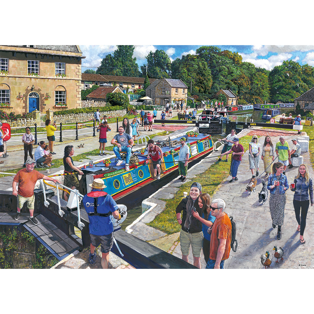 Gibsons Wasserstraßen von Wiltshire 1000 Teile Puzzle Gibsons-G6396 von Gibsons