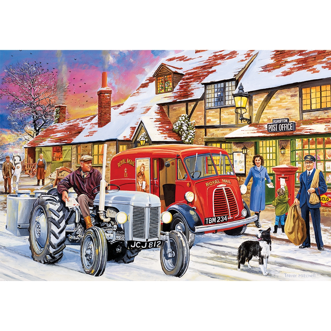 Gibsons Winterpost 500 Teile Puzzle Gibsons-G3159 von Gibsons