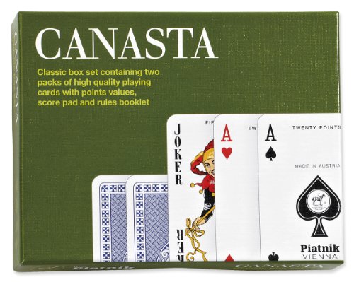 Piatnik PIA2555 Kartenspiel Canasta 2x55 Blatt, Einfarbig, Einheitsgröße von Gibsons