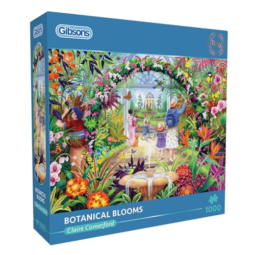 Puzzle mit 1000 Teilen: Botanische Blumen von Gibsons