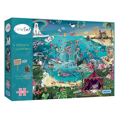 Puzzle von Gibsons - Puzzle: 1000 Special Edition: A Collective of Creatures - 1000 Teile Puzzles für Kinder und Erwachsene - ab 12 Jahren von Gibsons