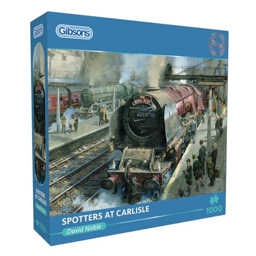 Spotters at Carlisle 1000-teiliges Puzzle, Militär-Puzzle, nachhaltiges Puzzle für Erwachsene, 100 % recyceltes Premium-Karton, tolles Geschenk für Erwachsene, Gibsons Games von Gibsons