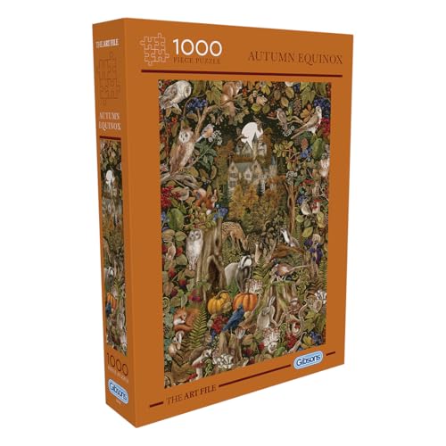 The Art File - Herbst-Tagundnachtgleiche | 1000 Teile Puzzle | Wunderschönes Waldschloss | Nachhaltiges Puzzle für Erwachsene | 100% recyceltes Premium-Pad | Tolles Geschenk für Erwachsene | Gibsons von Gibsons