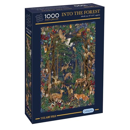 The art file – In den Wald | 1000 Teile Puzzle | Nachhaltiges Puzzle für Erwachsene | 100% recyceltes Premium-Karton | Tolles Geschenk für Erwachsene | Gibsons Games G7211 von Gibsons