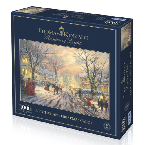 Thomas Kinkade Victorian Christmas Carol 1000 Piece Puzzle von Gibsons