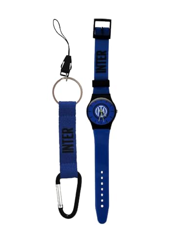 FC Inter Kit Armbanduhr und Schlüsselanhänger mit Karabiner Inter von GIEMME