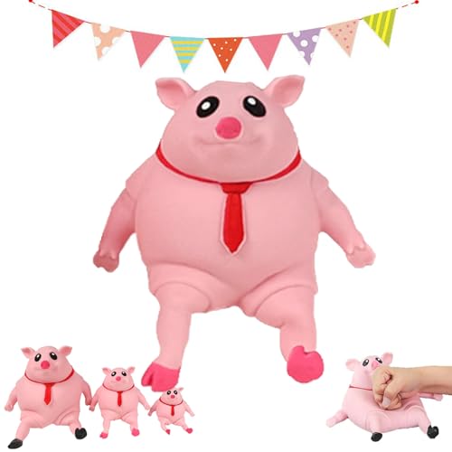 Stress Schwein, Schwein Quetsch Spielzeug, Anti Stress Schwein, Schwein Anti Stress, Anti Stress Schwein Original, Antistress Schwein, Funny Stress Pig Squeeze Toy for Children Adults (Small) von Gienslru