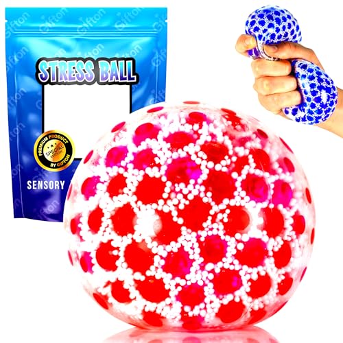 Gifton DNA Stressball Wasserperlen – Quetschgummi, Stressabbau, Fidget-Spielzeug für Angst, Autismus, ADHS, sensorisches Geschenk für Kinder, Erwachsene, Männer, Frauen, Geschenk für Mädchen, Jungen, von Gifton