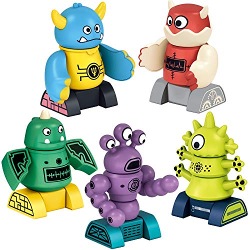 Gifts2U Magnetischer Monster Roboter, Magnet Blöcke Set Magnetische Bausteine Stapeln Spielzeug für Kinder Magnetspielzeug 35pcs Spielzeugset mit Aufbewahrungsbox für Jungen und Mädchen ab 3 Jahren von Gifts2U