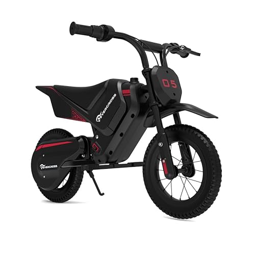 Elektromotorrad Kinder, 150W Elektromotorrad, 8/16 km/h Geschwindigkeitsmodus & 10 km Langstrecken-Elektromotorrad, 12'' Moto Cross für Kinder von 3-12 Jahren von GigaBlue