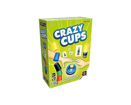 GIGAMIC AMHCC Reflex-Spiel, Crazy Cups, französische Version von GIGAMIC