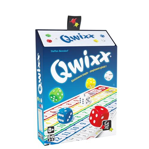 GIGAMIC - Würfelspiel Qwixx, 8 Jahre bis 99 Jahre, JNQX von GIGAMIC