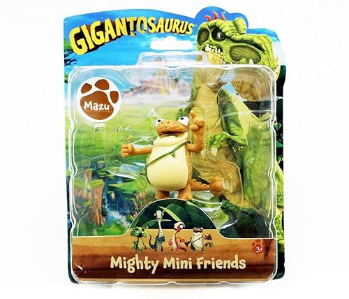 Gigantosaurus Mighty Mini Friends Dinosaurier-Figur 5.1 cm aus Hit TV-Serie für kreatives Spielen (Mazu) von Gigantosaurus
