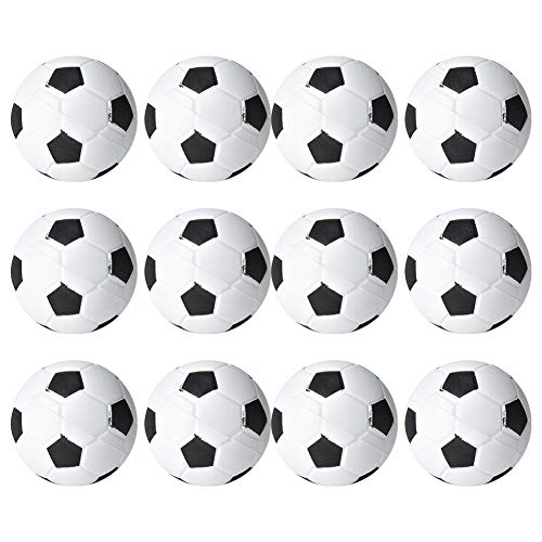 Gigicial 12er-Pack 2,5-Zoll-Mini-Fußbälle für Kinder und Kleinkinder, weicher, elastischer Eva-Ball, reduziert Druck, Stress, Kinderspielzeug, Fußball (Soccer) von Gigicial