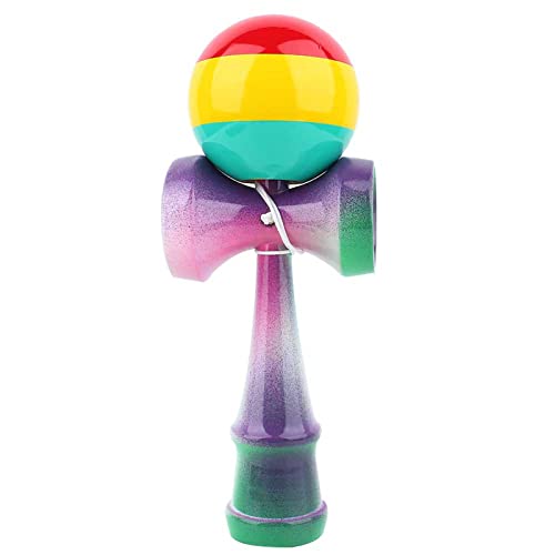 Gigicial Kendama-Spielzeug, Japanisches traditionelles Spielzeug, bemalter Holzball, geeignet für Spieler Aller Spielstärken von Gigicial