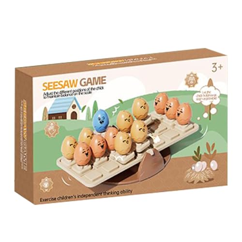Gihioue Balance Spiel,Wippe Gleichgewichtsspielzeug | Hühner Design Puzzle Lernspiel Interaktive Beschäftigung für Kleinkinder Vorschule im Spielplatz Garten bei Geburtstagsfeiern und im Gihioue Balance Spiel,Wippe Gleichgewichtsspielzeug | Hühner Design Puzzle Lernspiel Interaktive Beschäftigung für Kleinkinder Vorschule im Spielplatz Garten bei Geburtstagsfeiern und im von Gihioue