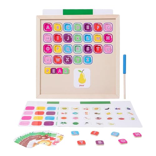 Gihioue Lern-ABC-Puzzle aus - Magnetisches passendes Alphabet-Puzzle aus | Pädagogisches -Lernspielzeug für Feinmotorik von Gihioue