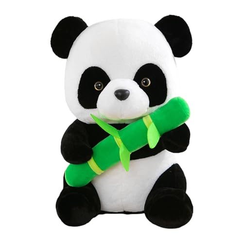 Panda-Plüschtier, ausgestopfter Pandabär,Stofftierpuppe | Plüschpuppe Stofftier Tier Plüschtiere Spielzeug 30CM Plüschtier Niedliches weiches Kissen für Kinder Mädchen von Gihioue