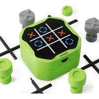 GiiKER Tic Tac Toe Bolt Elektronisches 3-in-1 Puzzle-Handheld-Spielkonsole, Logikspiel für Kinder und Erwachsene, grün GiiKER Tic Tac Toe Bolt Elektronisches 3-in-1 Puzzle-Handheld-Spielkonsole, Logikspiel für Kinder und Erwachsene, grün von GiiKER