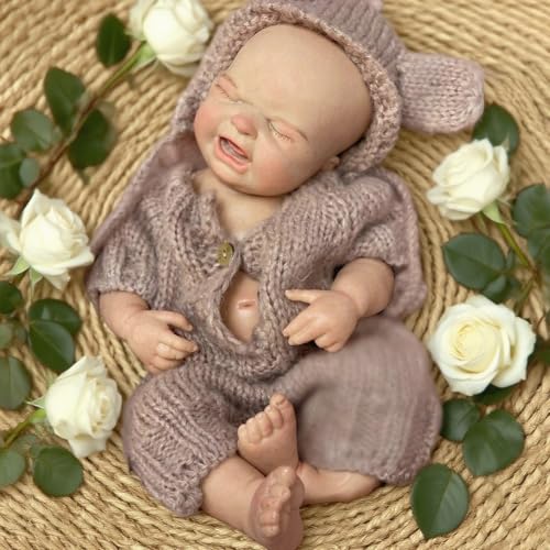 45cm Weiches Silikon Reborn Puppen Mädchen Lebensechte Reborn Puppen Wie EIN Echtes Baby Waschbare Neugeborene Baby Puppe Für Kinder 45cm Weiches Silikon Reborn Puppen Mädchen Lebensechte Reborn Puppen Wie EIN Echtes Baby Waschbare Neugeborene Baby Puppe Für Kinder von Gileutay