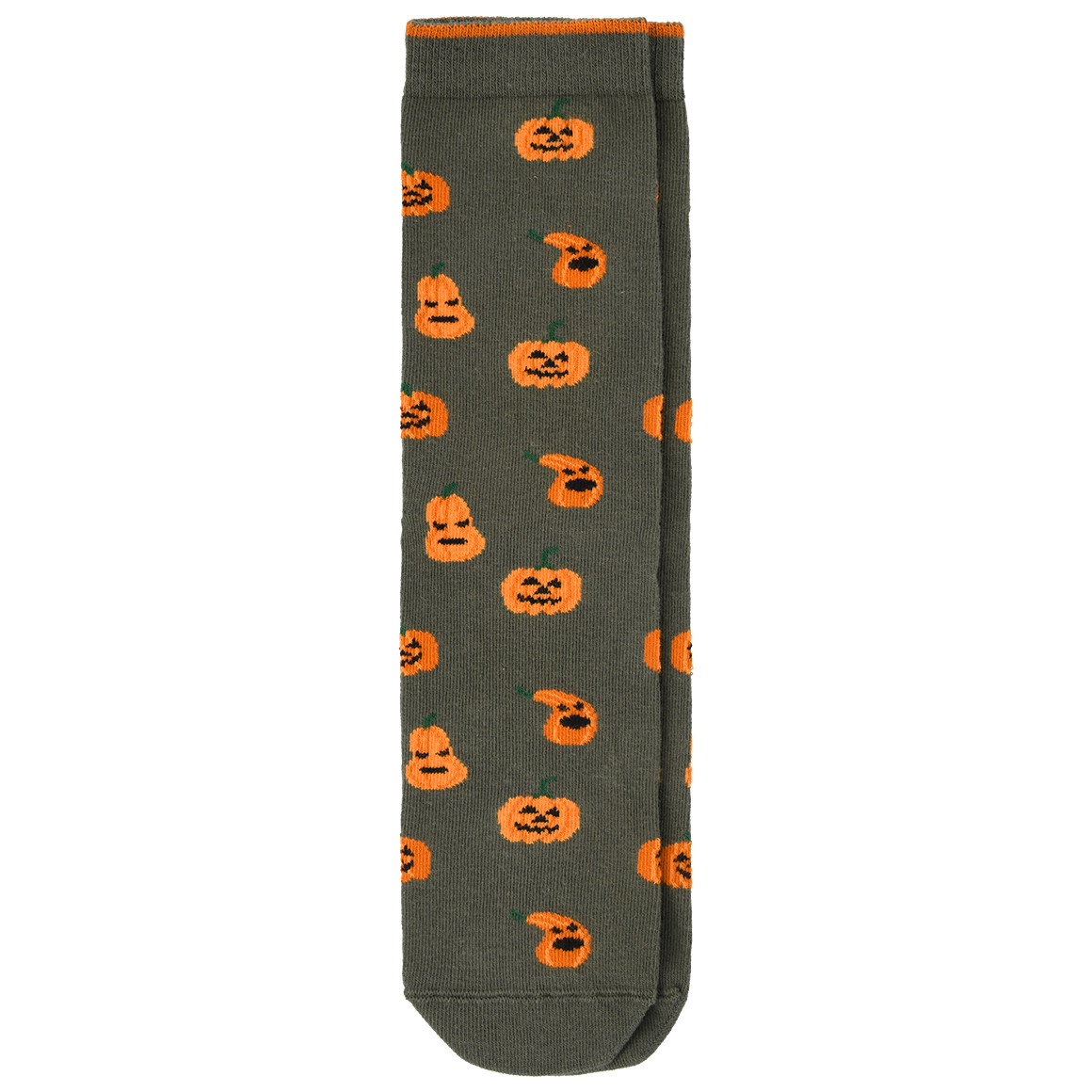 1 Paar Damen Halloween-Socken mit Kürbissen von Gina Benotti